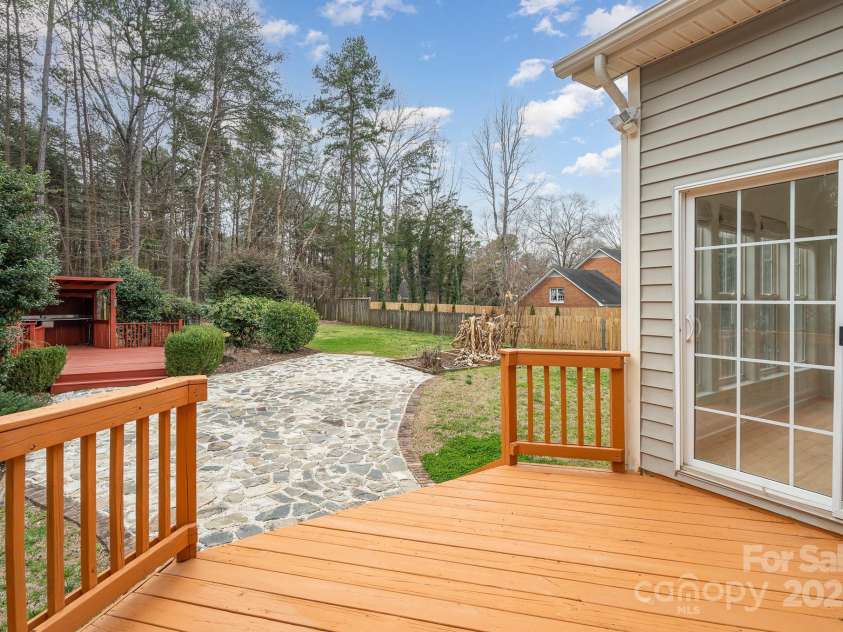 5672 Wrenfield Court, Charlotte, NC 28277.  MLS# CAR4228476, YatesRealty ID 24301. Back Deck 1