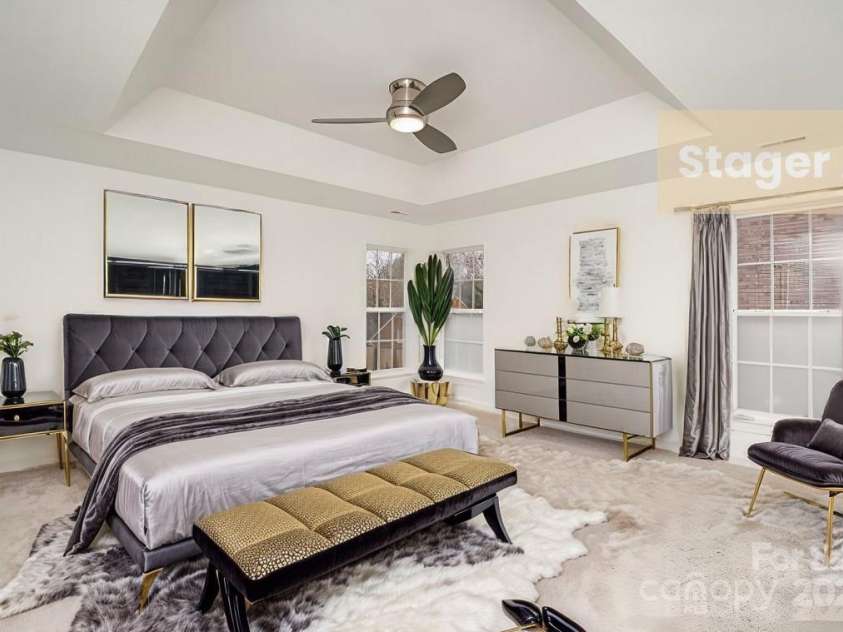 5672 Wrenfield Court, Charlotte, NC 28277.  MLS# CAR4228476, YatesRealty ID 24301. Primary Bedroom -STAGED