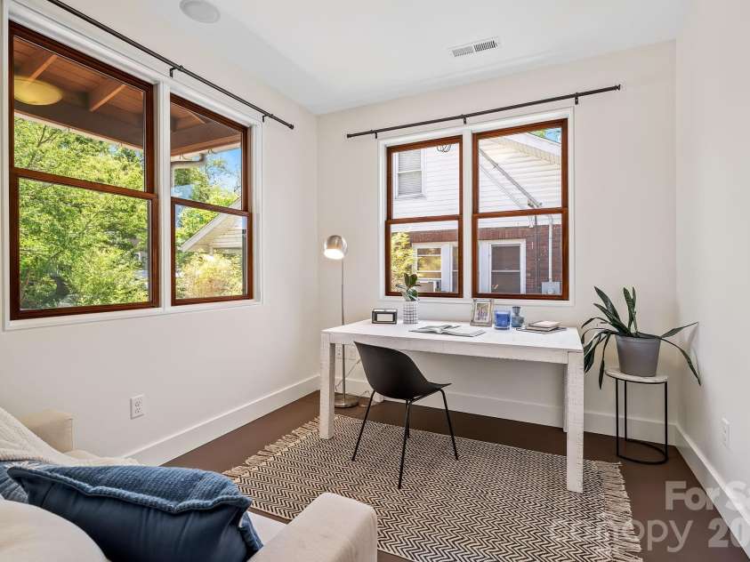 77 Middlemont Avenue, Asheville, NC 28806.  MLS# CAR4383385, YatesRealty ID 24301. Main level office