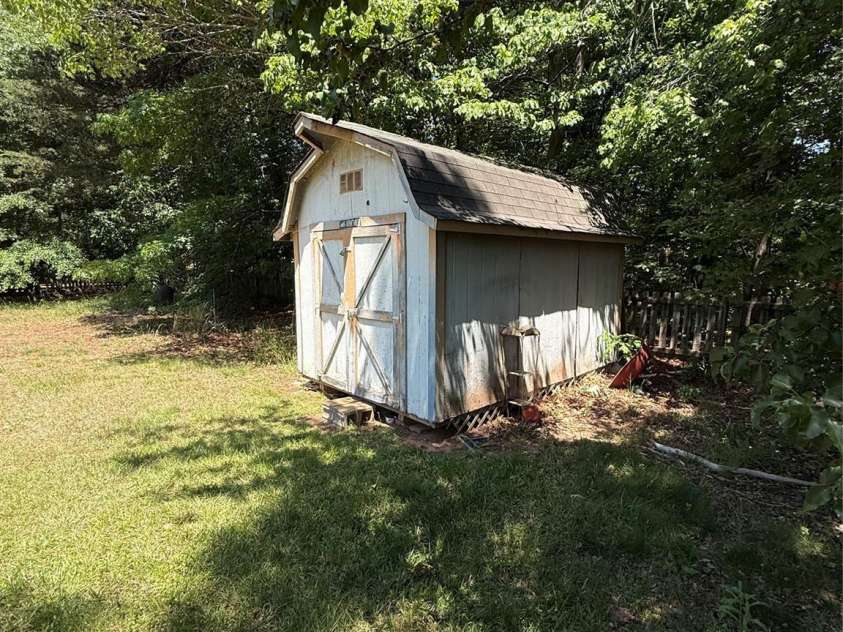 6237 Burnhurst Lane, Denver, NC 28037.  MLS# CAR4384264, YatesRealty ID 24318. Shed for extra storage 