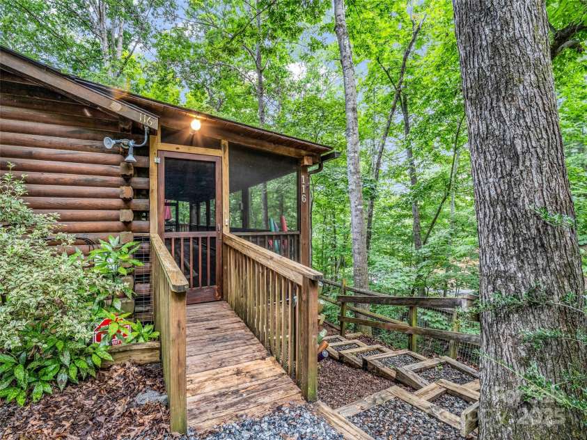 116 Chalet Road, Lake Lure, NC 28746.  MLS# CAR4277380, YatesRealty ID 24319. 