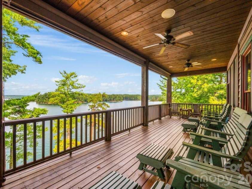 5140 Beech Bluff Drive, Morganton, NC 28655.  MLS# CAR4420970, YatesRealty ID 2432. Back deck