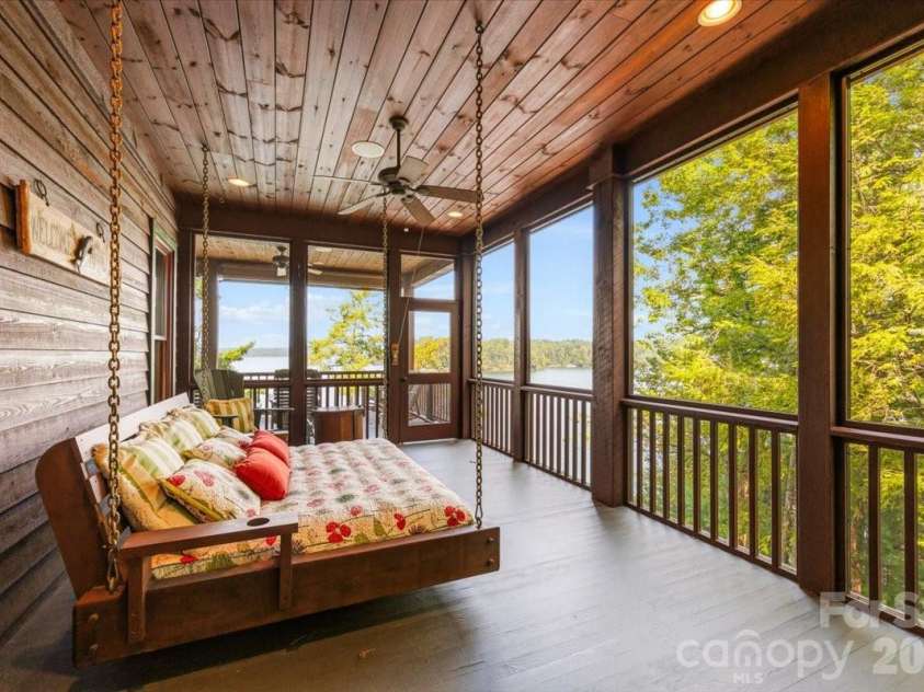5140 Beech Bluff Drive, Morganton, NC 28655.  MLS# CAR4420970, YatesRealty ID 2432. Besides screened in porch