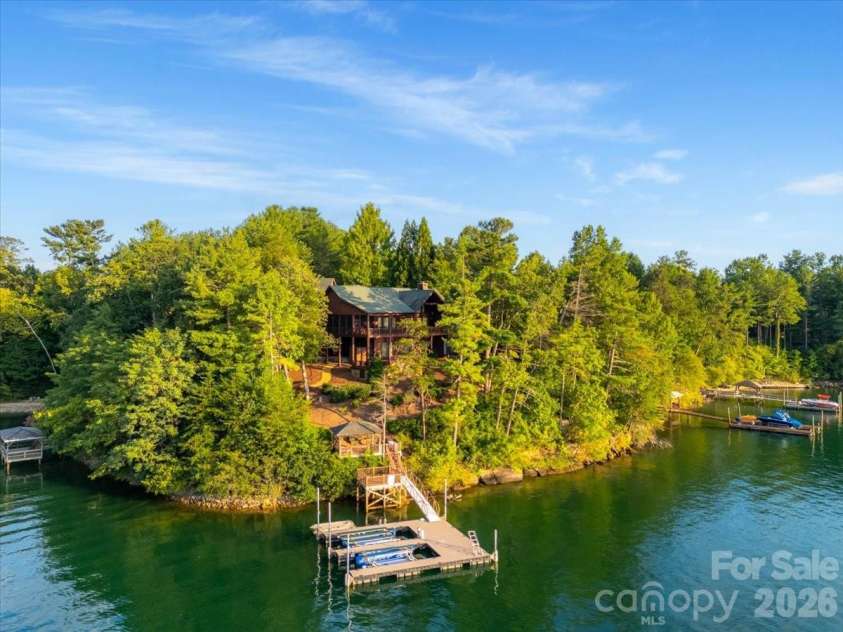 5140 Beech Bluff Drive, Morganton, NC 28655.  MLS# CAR4420970, YatesRealty ID 2432. View looking back at the house