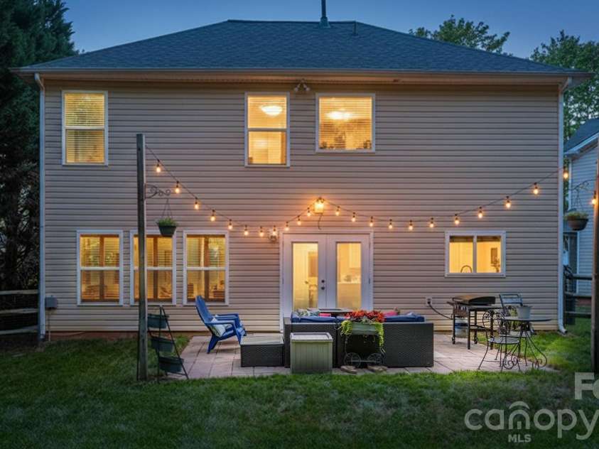 2911 Glazer Valley Court, Charlotte, NC 28214.  MLS# CAR4375536, YatesRealty ID 24323. Rear View