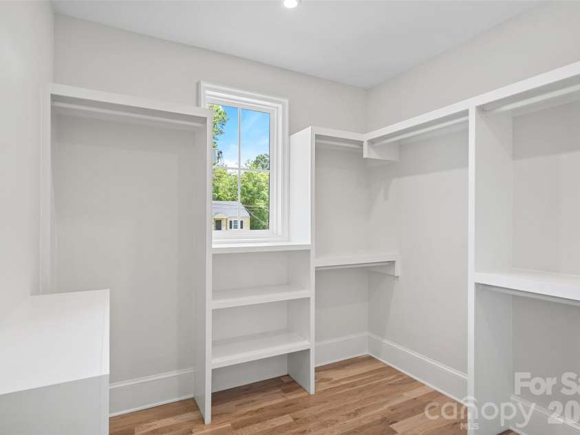 709 Norris Avenue, Charlotte, NC 28206.  MLS# CAR4380495, YatesRealty ID 24324. Custom walk-in closet