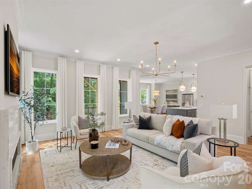 709 Norris Avenue, Charlotte, NC 28206.  MLS# CAR4380495, YatesRealty ID 24324. Seamless open layout 