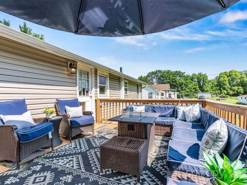 454 Eastway Drive, Troutman, NC 28166.  MLS# CAR4263950, YatesRealty ID 24330. Deck to enjoy the beautiful Carolina Sunshine.