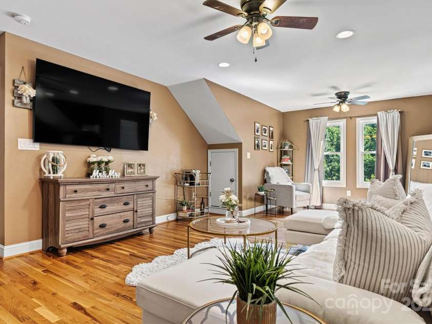 454 Eastway Drive, Troutman, NC 28166.  MLS# CAR4263950, YatesRealty ID 24330. Primary bedroom in upstairs bonus room with 1/2 bath.