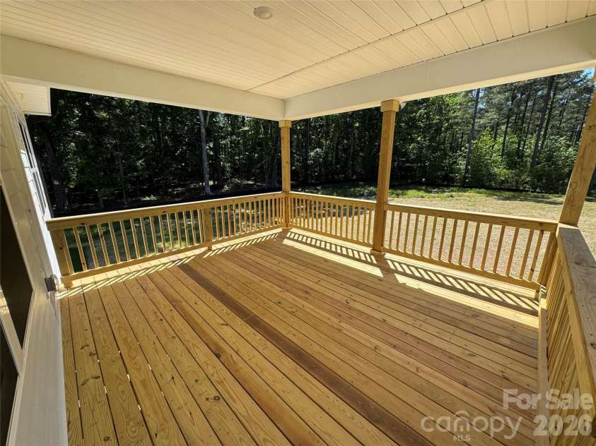 1606 Autumn Lane, York, SC 29745.  MLS# CAR4384728, YatesRealty ID 24333. Covered back porch