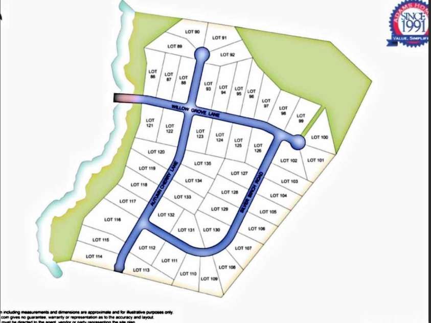 1606 Autumn Lane, York, SC 29745.  MLS# CAR4384728, YatesRealty ID 24333. Lot 114