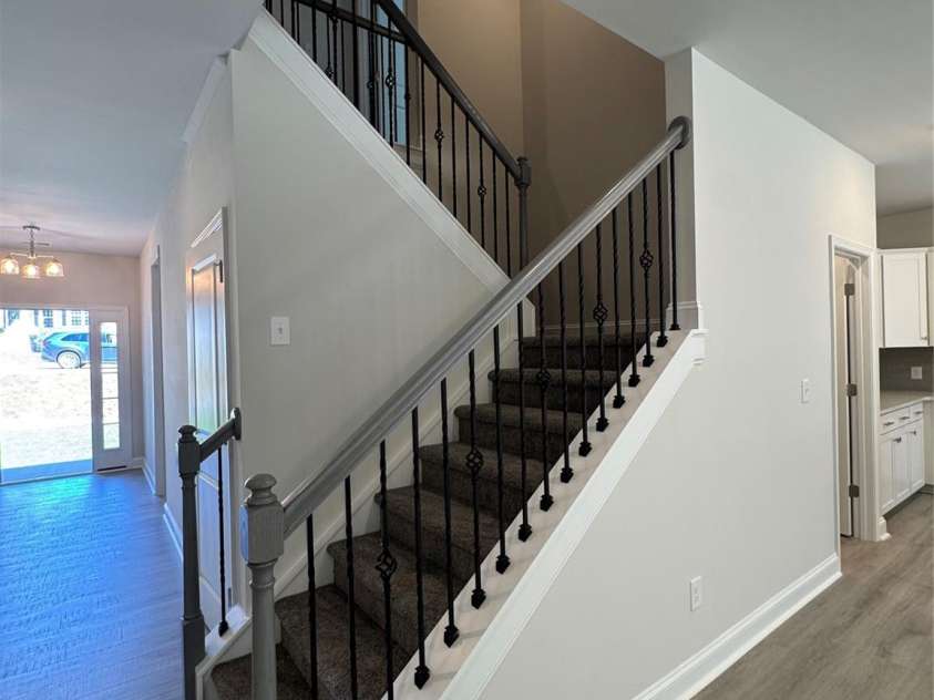 1606 Autumn Lane, York, SC 29745.  MLS# CAR4384728, YatesRealty ID 24333. Open staircase