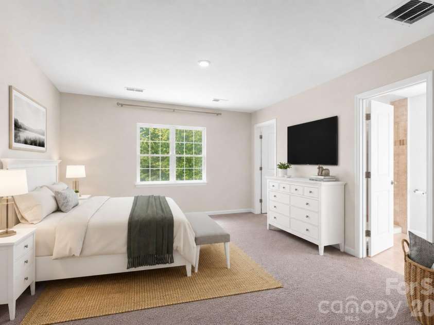 13016 Lannister Drive, Charlotte, NC 28278.  MLS# CAR4382497, YatesRealty ID 24334. Primary Bedroom - Virtually Staged