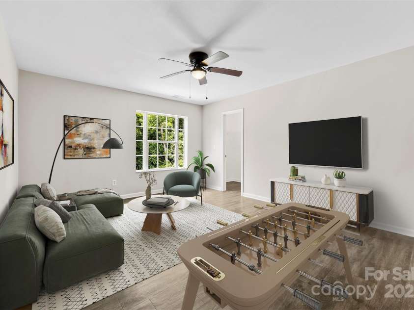 6340 Green Vista Court, Charlotte, NC 28212.  MLS# CAR4270399, YatesRealty ID 24343. Upstairs Loft with walk-in closet could be used as 4th Bedroom virtually staged