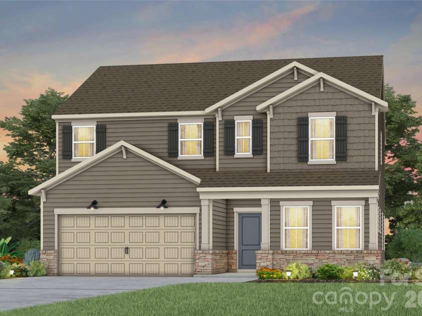 1571 Gossage Lane, Concord, NC 28027.  MLS# CAR4346110, YatesRealty ID 2435. Austin-Elevation FH102