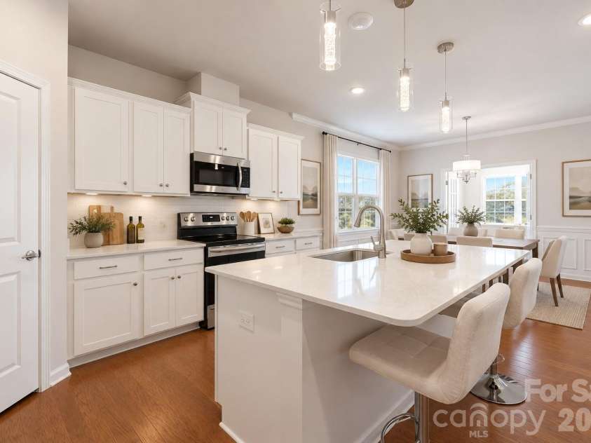 14204 Southbridge Forest Drive, Charlotte, NC 28273.  MLS# CAR4425142, YatesRealty ID 24350. Virtually Staged