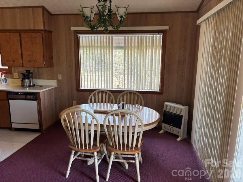 120 Kimberly Drive, Bryson City, NC 28713.  MLS# CAR4385063, YatesRealty ID 24356. Separate dining area.