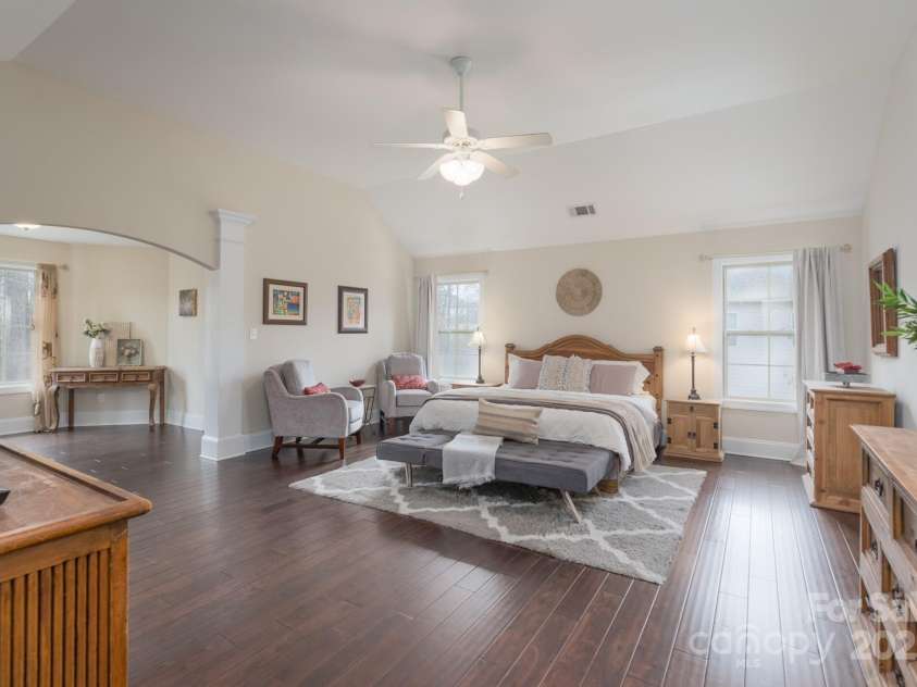 303 Ridge Reserve Drive, Clover, SC 29710.  MLS# CAR4232710, YatesRealty ID 24358. Beautiful Owner's primary bedroom w/sitting area, 2 separate walk in closets & flex room!