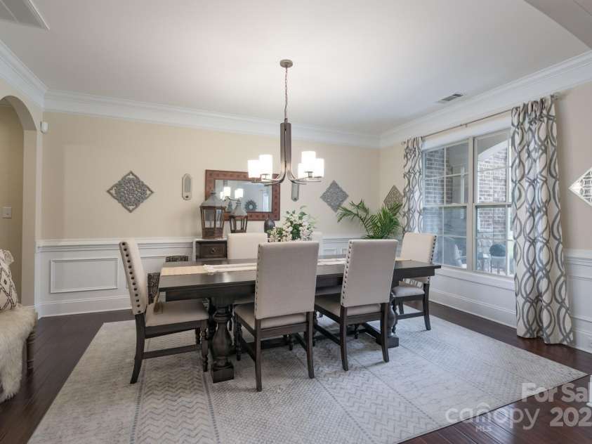 303 Ridge Reserve Drive, Clover, SC 29710.  MLS# CAR4232710, YatesRealty ID 24358. Spacious and elegant formal dining room located off the foyer to the right.