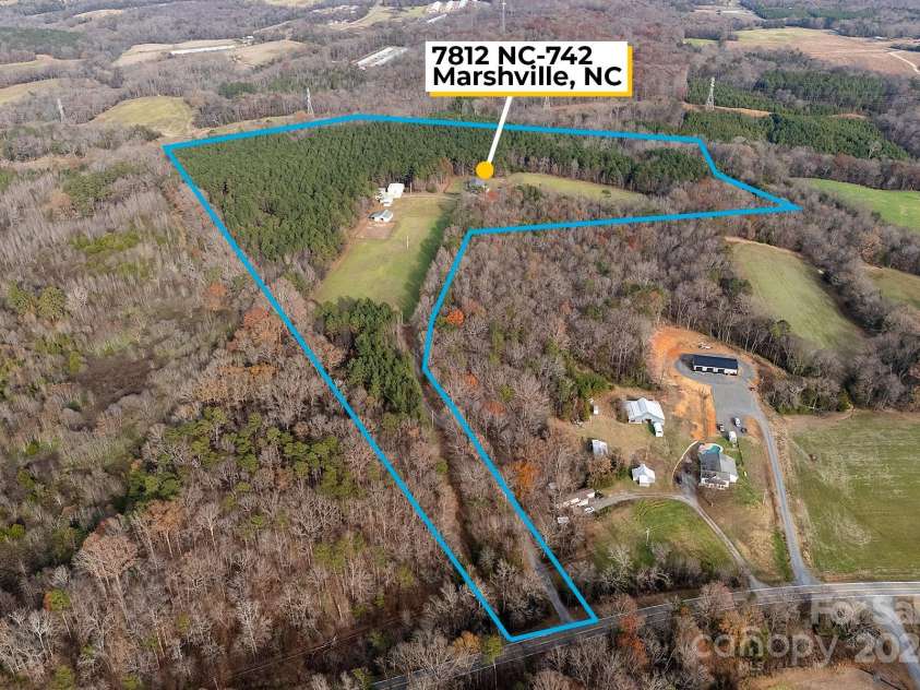 7812 Hwy 742 Highway, Marshville, NC 28103.  MLS# CAR4207353, YatesRealty ID 2436. 