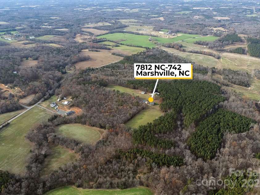 7812 Hwy 742 Highway, Marshville, NC 28103.  MLS# CAR4207353, YatesRealty ID 2436. 