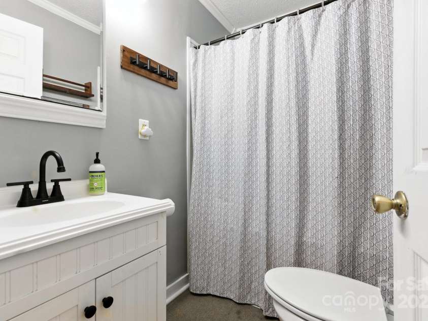 147 Mink Farm Road, Leicester, NC 28748.  MLS# CAR4276189, YatesRealty ID 24366. Hall Bath with Shower-Tub Combo