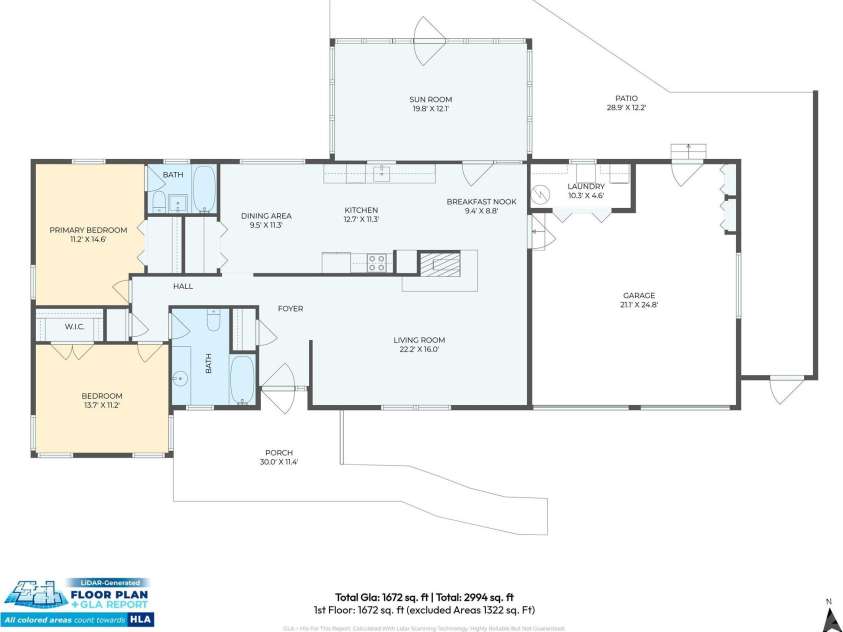 25 Bevlyn Drive, Asheville, NC 28803.  MLS# CAR4383136, YatesRealty ID 24366. Floor plan