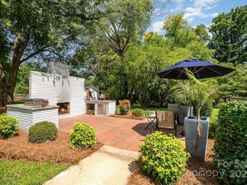 3250 Celanese Road, Rock Hill, SC 29732.  MLS# CAR4267522, YatesRealty ID 24370. Outdoor fireplace & built in grill