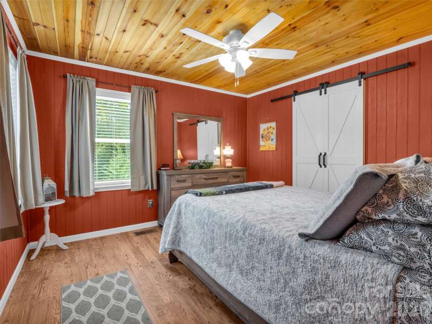 479 Camp Hill Road, Lake Lure, NC 28756.  MLS# CAR4384895, YatesRealty ID 24371. Primary Bedroom