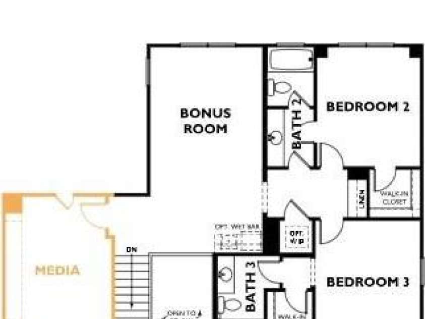 612 Hyder Trail, Tega Cay, SC 29708.  MLS# CAR4266465, YatesRealty ID 24372. Example 2nd Floor