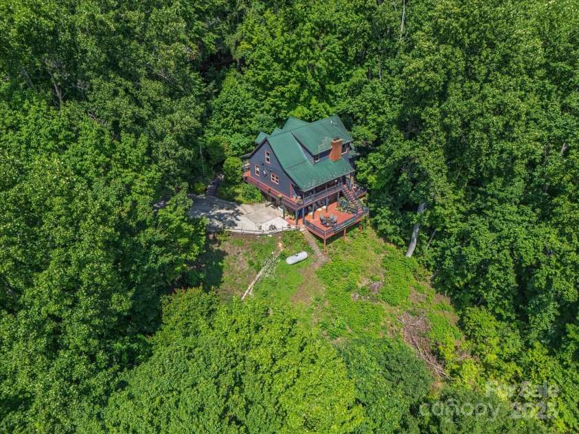 2981 Heath Peak Road, Waynesville, NC 28785.  MLS# CAR4266854, YatesRealty ID 24381. Aerial View