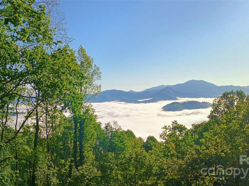 2981 Heath Peak Road, Waynesville, NC 28785.  MLS# CAR4266854, YatesRealty ID 24381. Morning view from the home