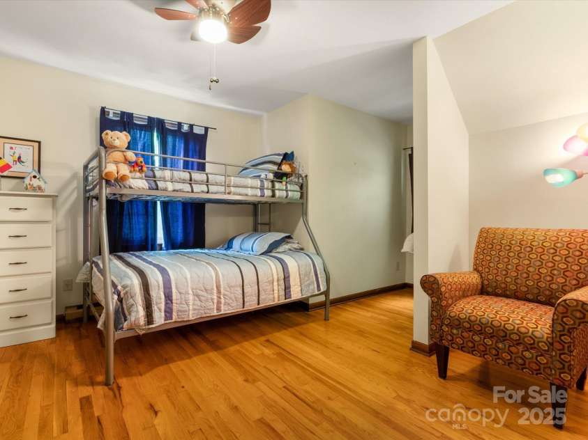 2981 Heath Peak Road, Waynesville, NC 28785.  MLS# CAR4266854, YatesRealty ID 24381. Upstairs bedroom #1