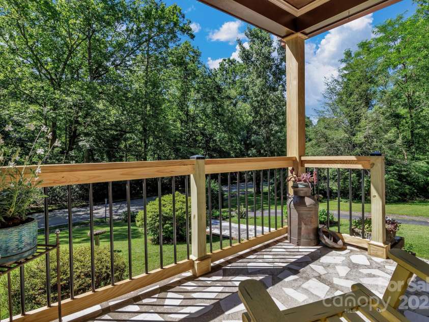 111 Assembly Drive, Montreat, NC 28757.  MLS# CAR4271152, YatesRealty ID 24388. During the winter you can see the mountain ranges across the street as well as in town.