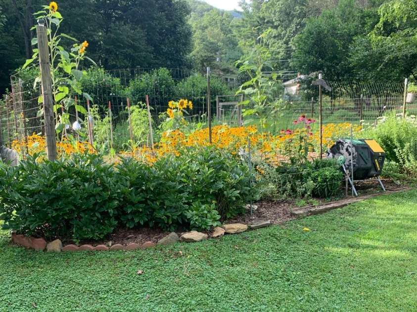 111 Assembly Drive, Montreat, NC 28757.  MLS# CAR4271152, YatesRealty ID 24388. The garden in late July