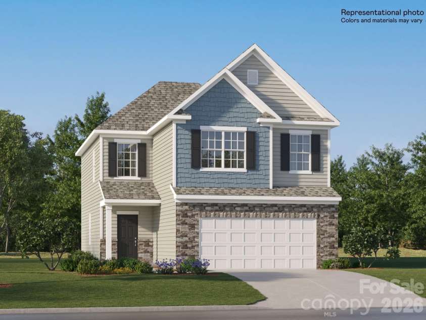 1012 Widgeon Way, Belmont, NC 28012.  MLS# CAR4385375, YatesRealty ID 24389. RENDERING OF A BRADFORD - ELEVATION C