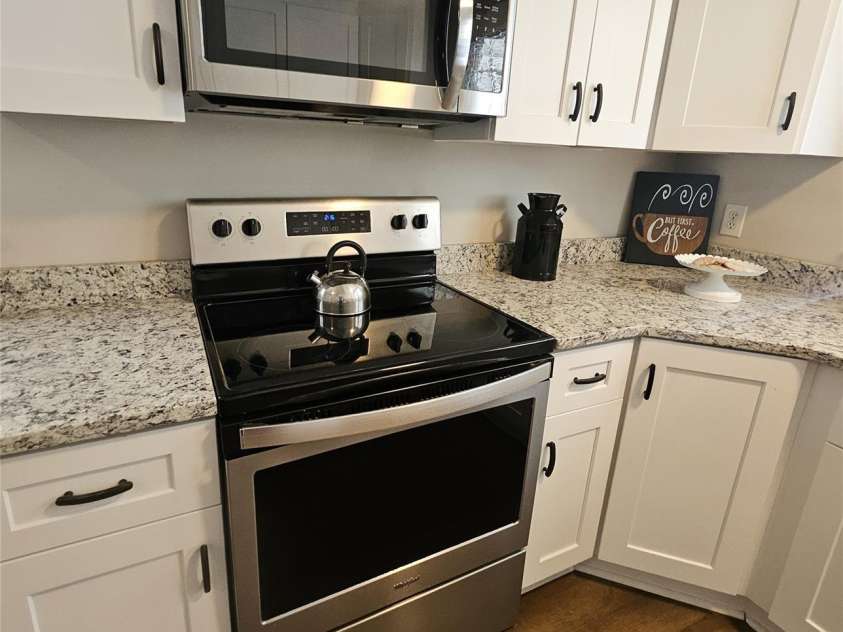 169 Freeze Avenue, Concord, NC 28025.  MLS# CAR4254472, YatesRealty ID 24392. Stove & Microwave. 