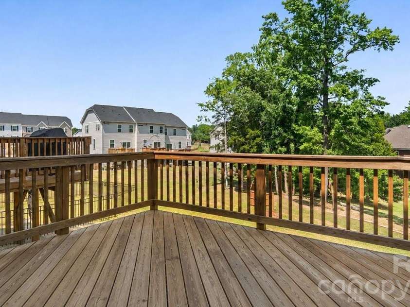 2607 Grantham Place Drive, Fort Mill, SC 29715.  MLS# CAR4380219, YatesRealty ID 24392. Rear Deck
