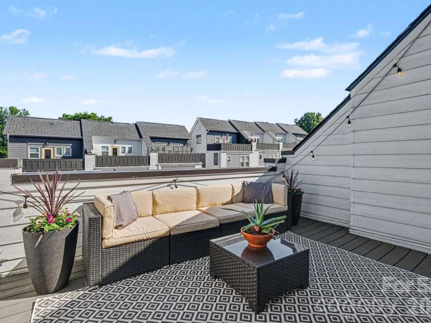 562 West End Drive, Charlotte, NC 28208.  MLS# CAR4375491, YatesRealty ID 24398. Trex decking