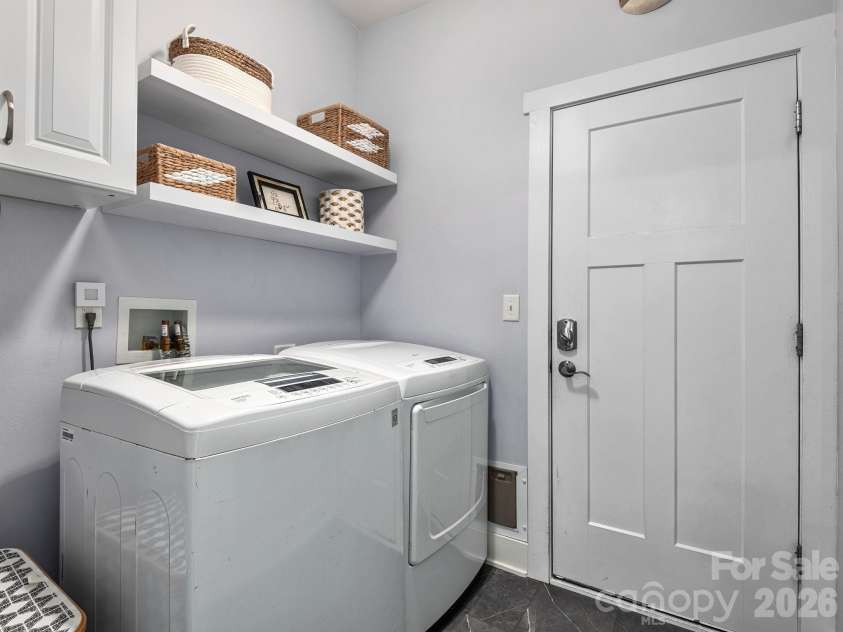 200 Water Leaf Drive, Weaverville, NC 28787.  MLS# CAR4374801, YatesRealty ID 24403. Dedicated Laundry Space