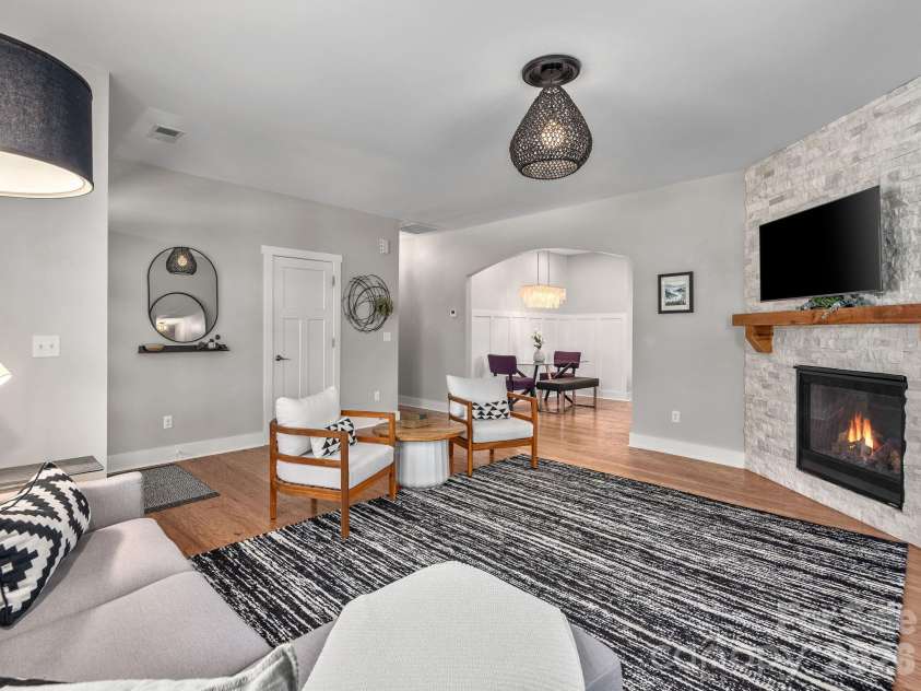 200 Water Leaf Drive, Weaverville, NC 28787.  MLS# CAR4374801, YatesRealty ID 24403. Spacious Living Area