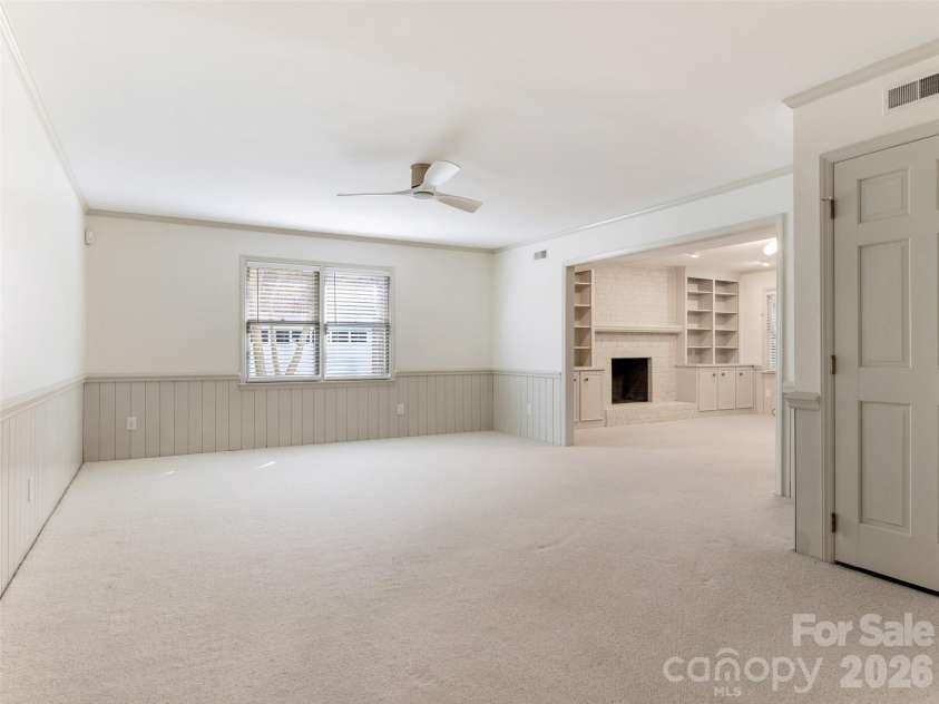 5239 Winding Brook Road, Charlotte, NC 28226.  MLS# CAR4366118, YatesRealty ID 24410. Lower Level Den