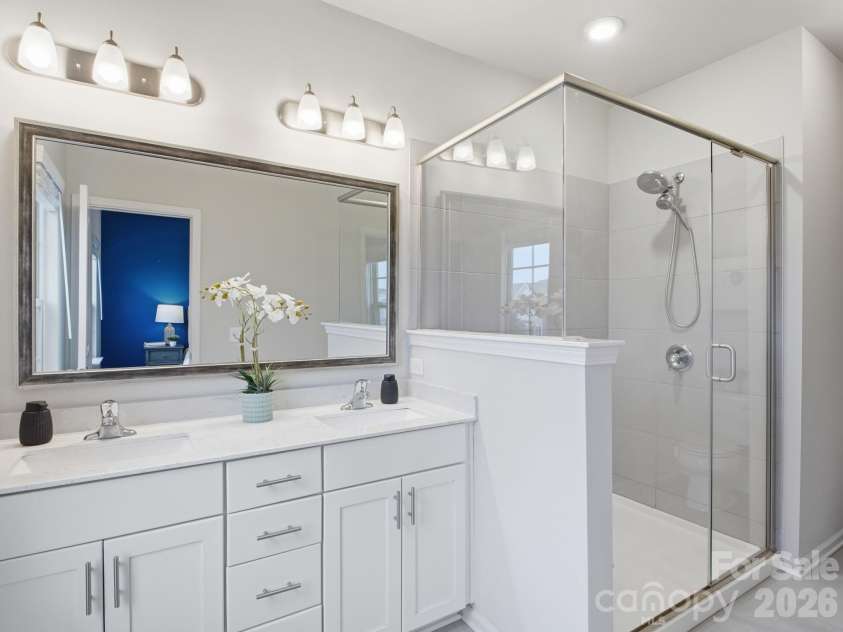 1038 Doveridge Street, Charlotte, NC 28273.  MLS# CAR4432496, YatesRealty ID 24412. Primary bathroom