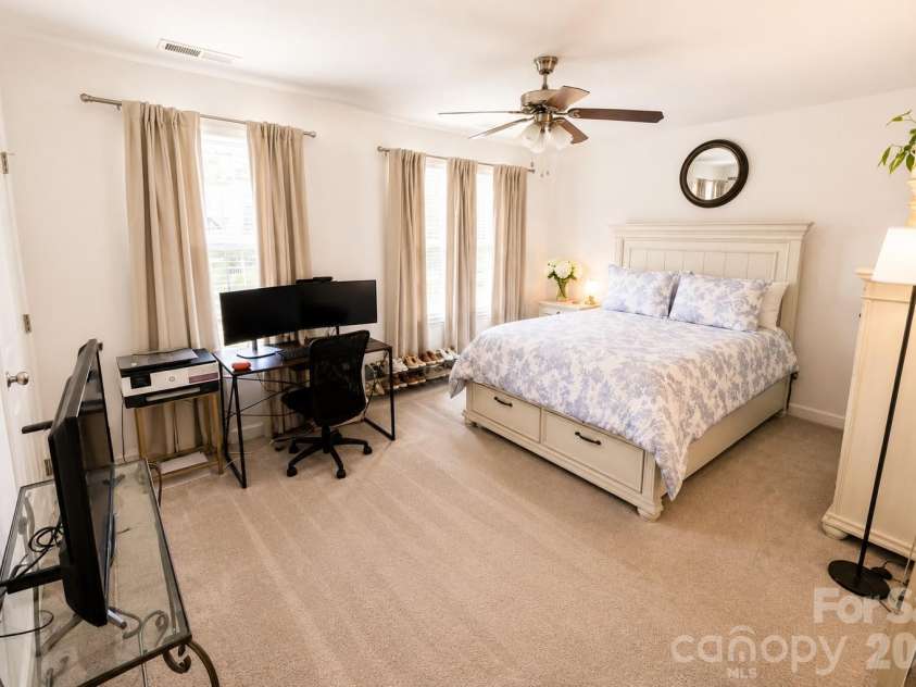 650 Cemetery Street, Salisbury, NC 28144.  MLS# CAR4383922, YatesRealty ID 24413. Master bedroom