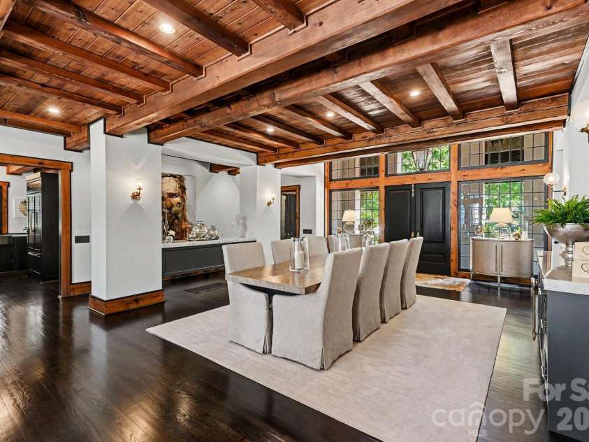 1516 Queens Road, Charlotte, NC 28207.  MLS# CAR4374609, YatesRealty ID 24418. Another look at dining room