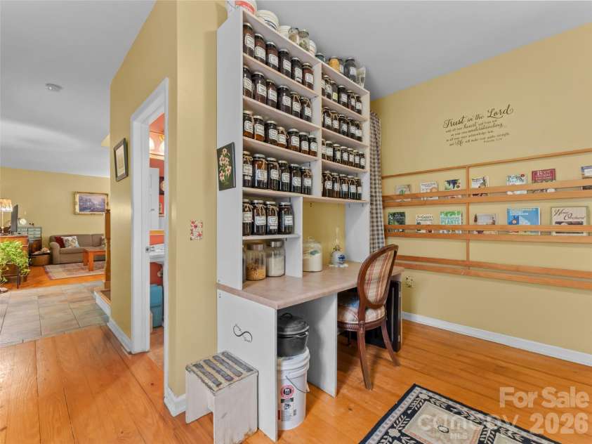 103 Old Southside Road, Saluda, NC 28773.  MLS# CAR4376836, YatesRealty ID 24422. Pantry