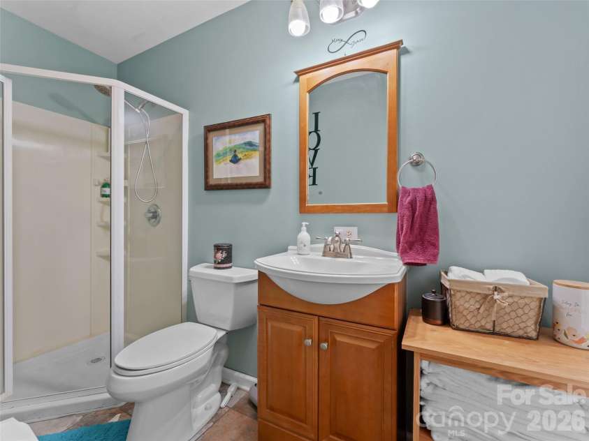 103 Old Southside Road, Saluda, NC 28773.  MLS# CAR4376836, YatesRealty ID 24422. Upstairs full bath1