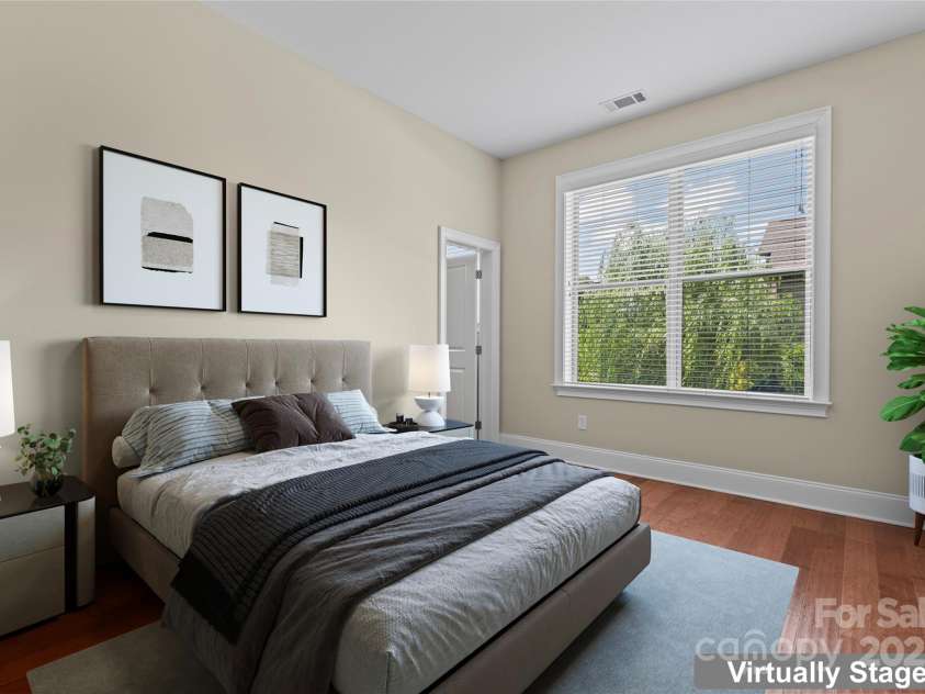 1400 Delaney Drive, Matthews, NC 28104.  MLS# CAR4255210, YatesRealty ID 24424. Main level Jack n Jill bedroom #2 (virtually staged)