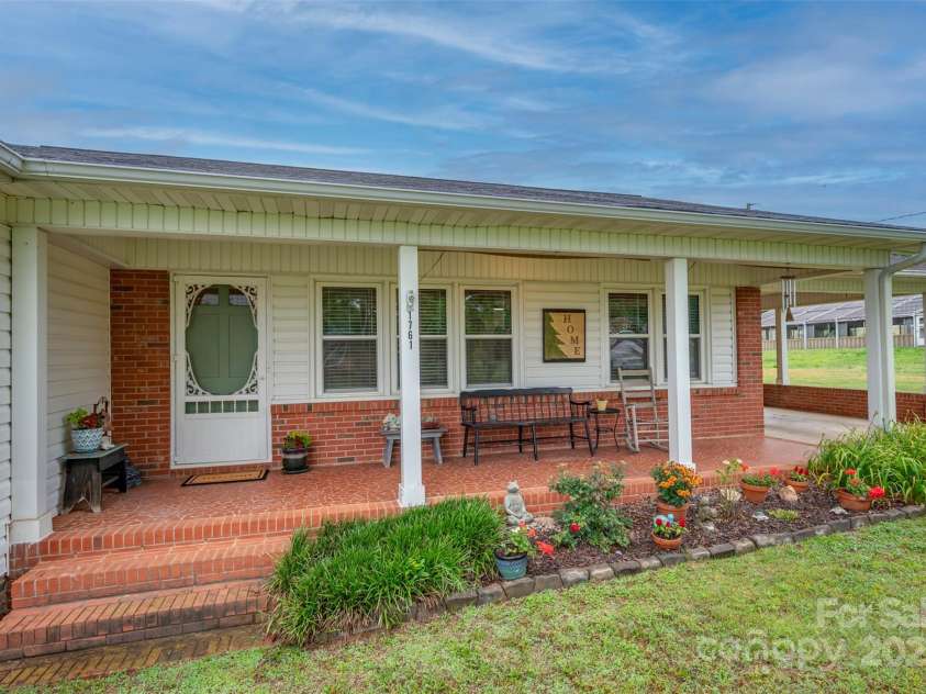 1761 Oak Grove Church Road, Ellenboro, NC 28040.  MLS# CAR4259419, YatesRealty ID 24431. Porch Close Up!  So Inviting!
