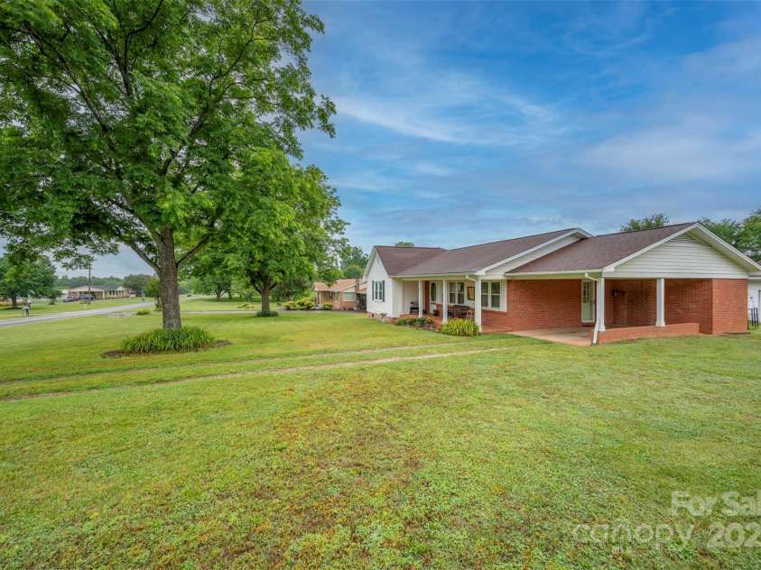 1761 Oak Grove Church Road, Ellenboro, NC 28040.  MLS# CAR4259419, YatesRealty ID 24431. View From Right Side, Pecan Tree in Front!